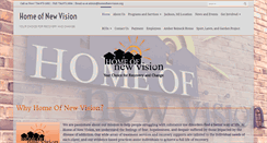 Desktop Screenshot of homeofnewvision.org